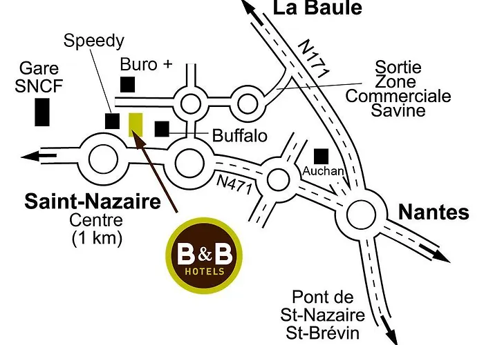 Saint-nazaire מלון טריניאק